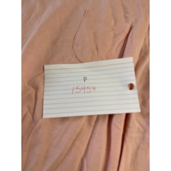 Talbots knit tee shirt t-shirt tunic peach orange plus size xxl 2x roll tab slee - Picture 15 of 16